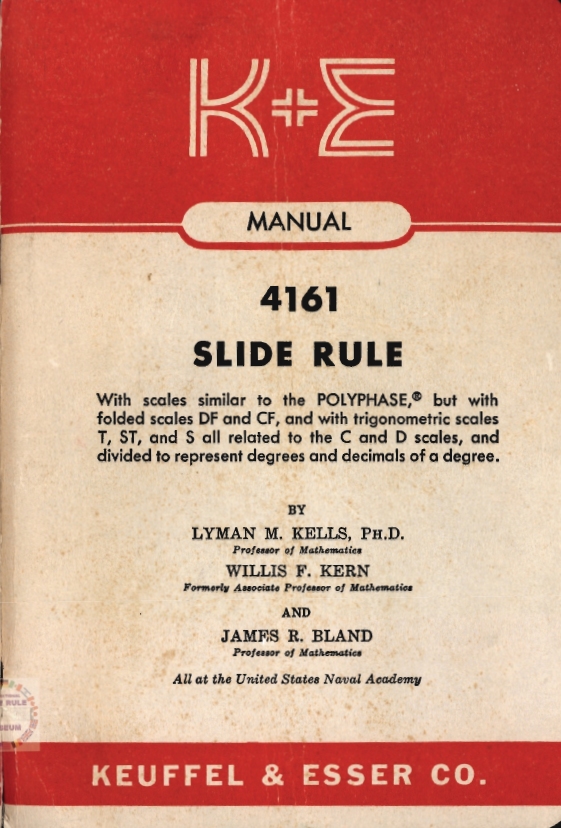 Sold at Auction: Vintage Keuffel and Esser Co. Jet-Math Slide Rule